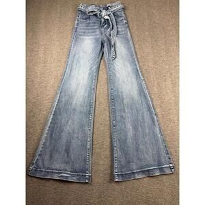 Denim Women's Denim Flared Casual Pants Size Small
